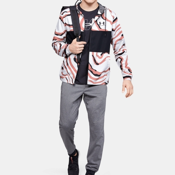 Under Armour Men's UA Sportstyle Camo Windbreaker Jacket 1352023 226 Brown sz XL - Picture 2 of 8